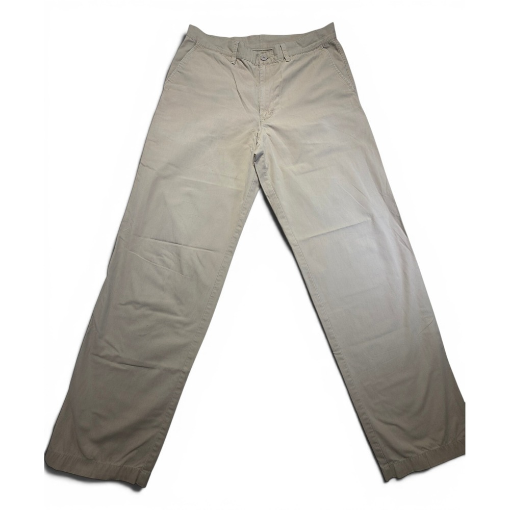 Patagonia Mens Organic Cotton Chino Pants Khaki Tan Straight Leg Size 33
